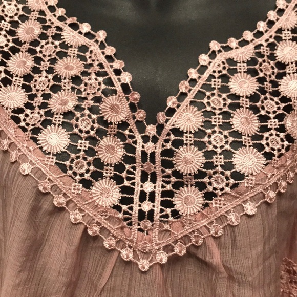 Macdougal & Houston crocheted hippie boho tunic - Picture 2 of 5